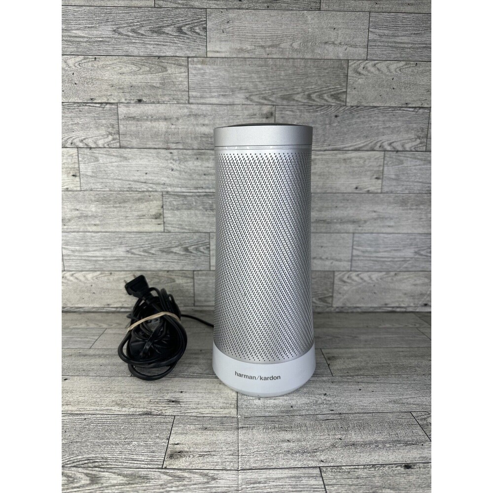 Harman/Kardon Invoke Wireless Bluetooth Speaker w/ Adaptor Silver Pearl Tested
